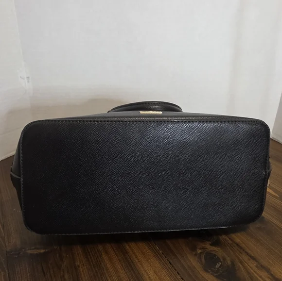 Aldo Navy and White Striped Satchel with Lock & Key - Picture 5 of 13